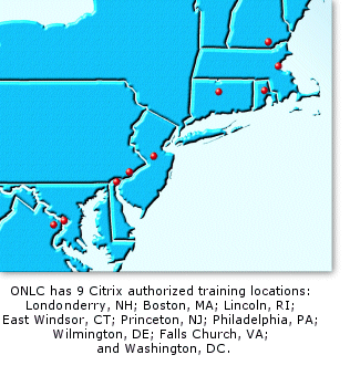 Map of ONLC's CALC locations
