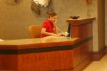 Reception to get you signed in for class