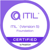 ITIL Foundation 5 certification badge