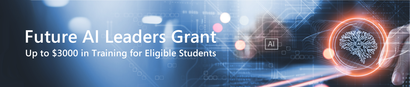 Apply today for ONLC's AI grant program for high school and college students.